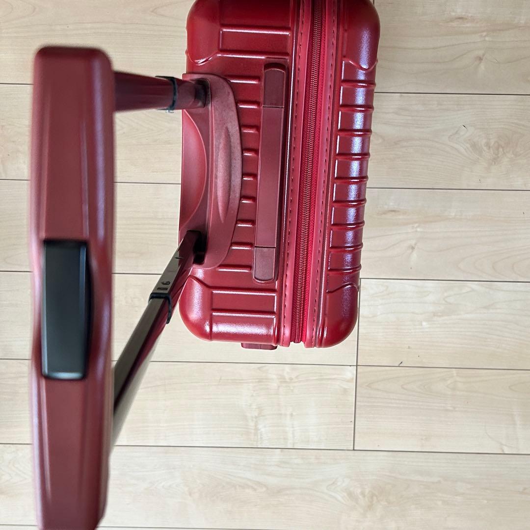リモワ RIMOWA サルサ キャリーケース トロリー 2輪 赤 機内持込可