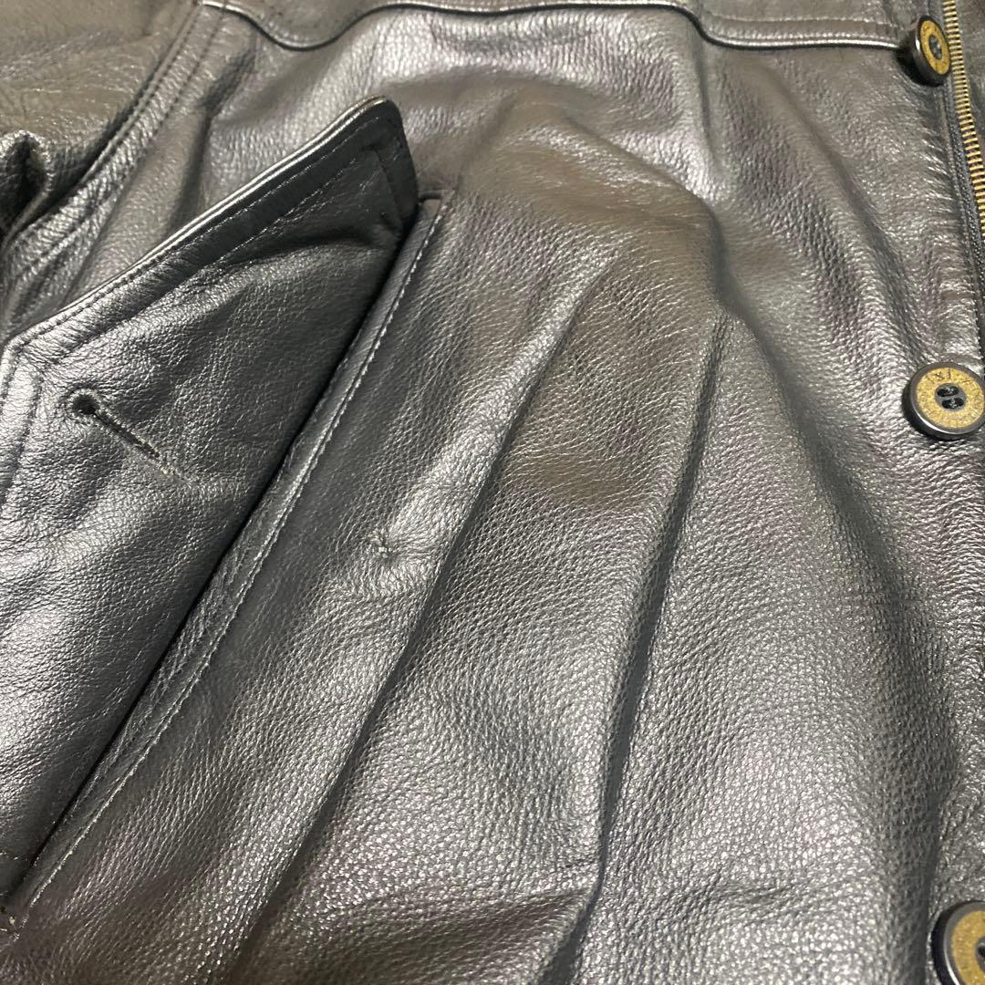 90s ixiz 牛革　本革レザージャケット