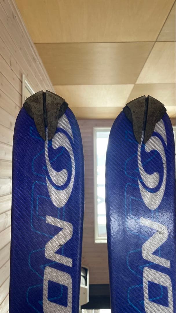 カービングスキー板大人男性160cmセット子供ジュニア SALOMONサロモン青