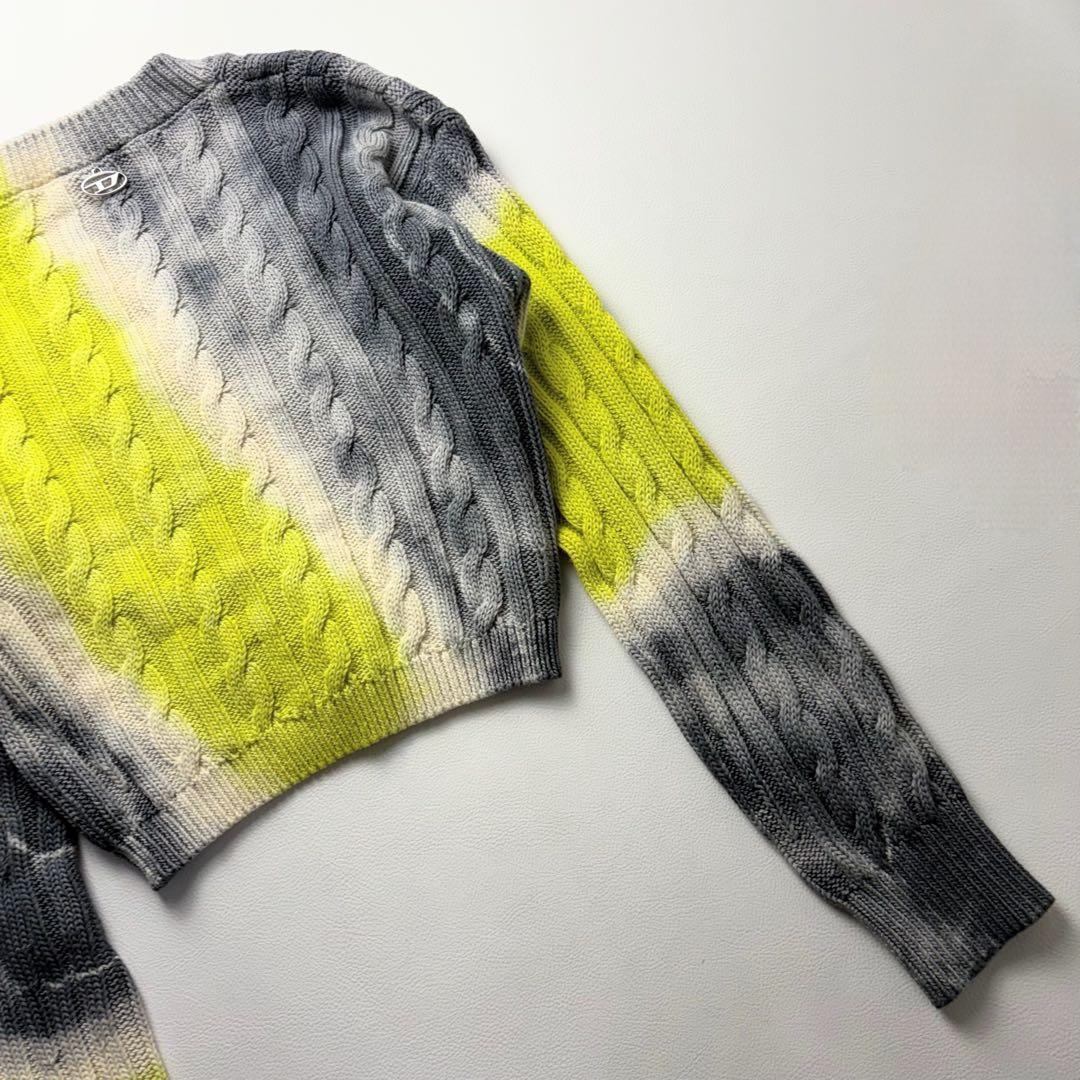 新品未使用タグ ディーゼル イタリア製 クロップドニット せいらさん着用モデル