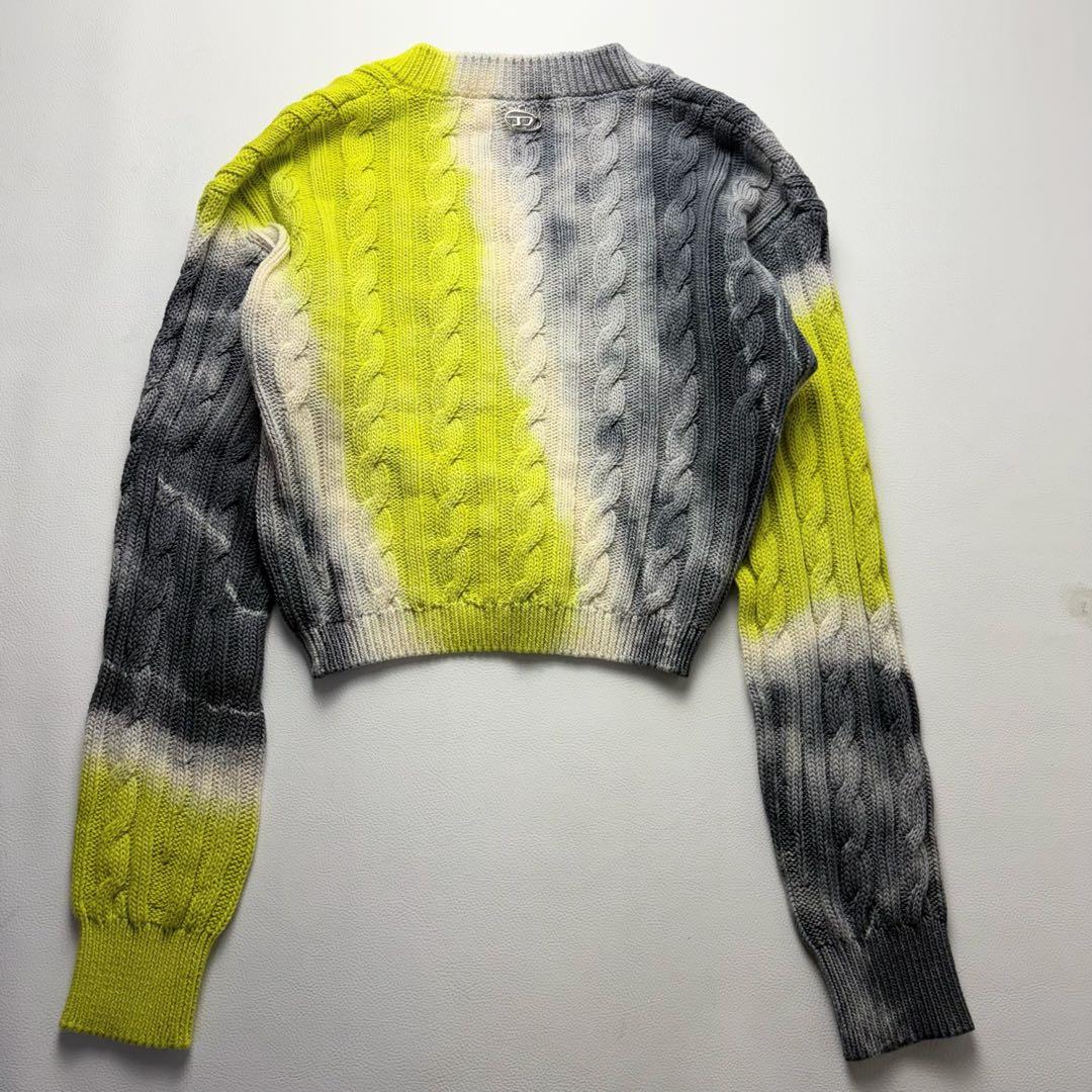 新品未使用タグ ディーゼル イタリア製 クロップドニット せいらさん着用モデル