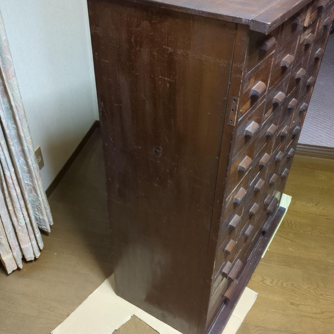 木製引き出し式収納 36個