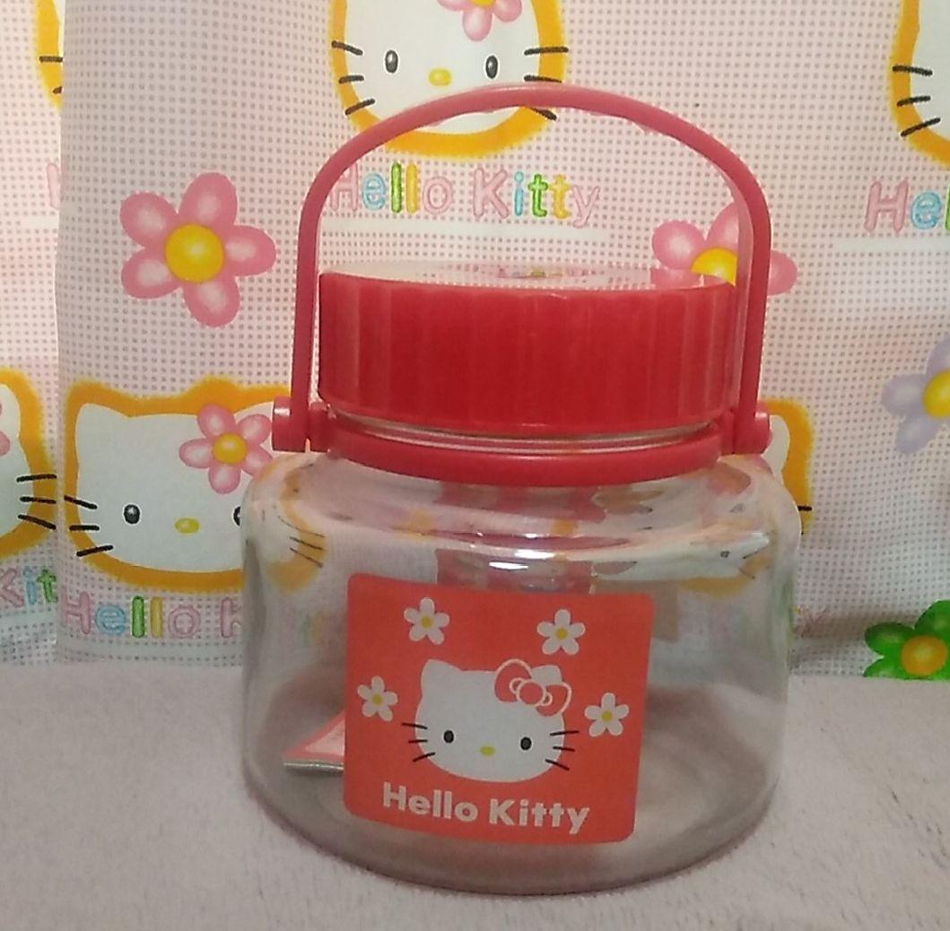 サンリオ　ハローキティ　貯蔵ビン　保存容器　レトロ　希少
