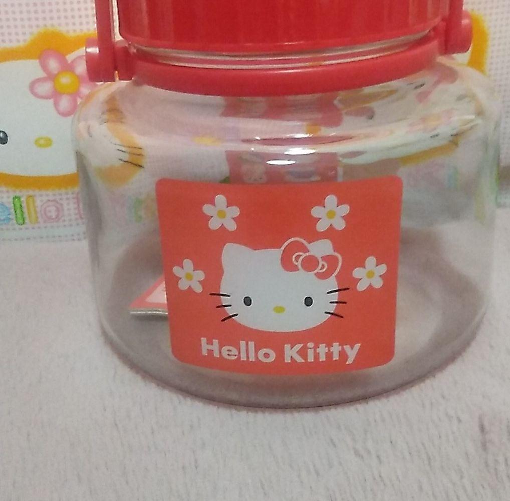 サンリオ　ハローキティ　貯蔵ビン　保存容器　レトロ　希少