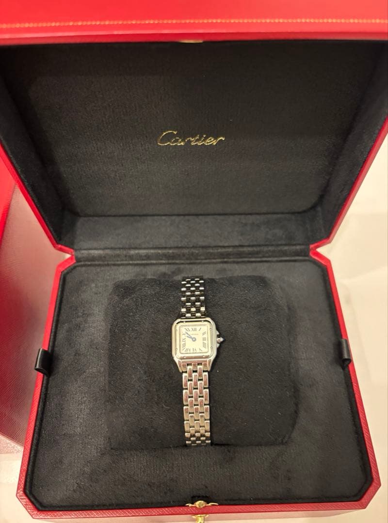 《29日朝9時まで》Cartier パンテール ミニ ステンレススティール