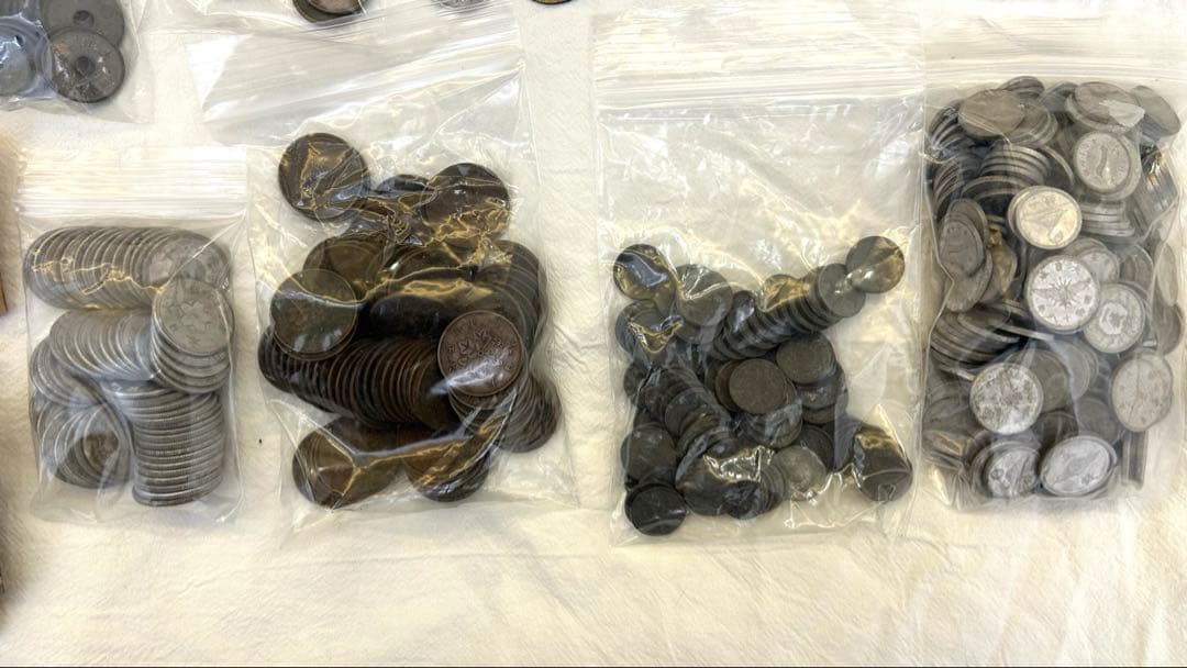 日本の古銭 明治 大正 昭和 レトロ まとめ売り 約2kg