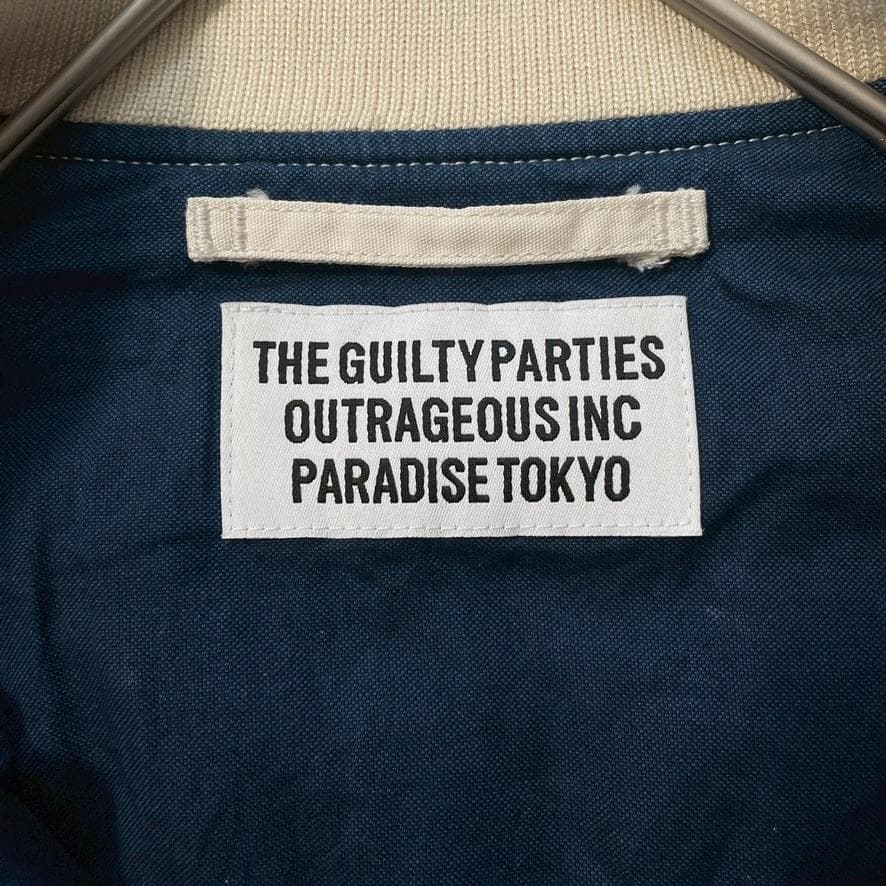 【希少】ワコマリア “FUNK” MA-1 ブルゾン 日本製 Mサイズ 白