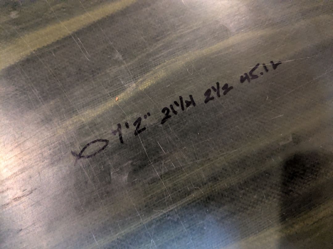 7'2\"CHANNELS SPEED QUONGミッドレングス