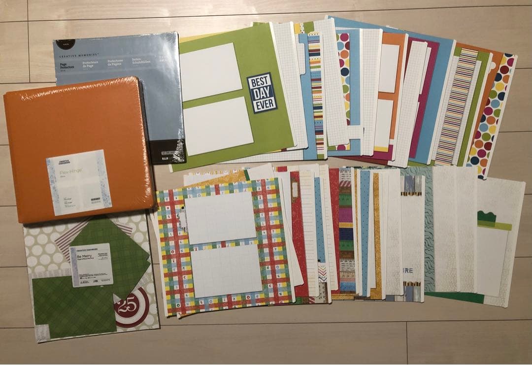 クリエイティブメモリーズ アルバム 台紙 台紙カバー ペーパー セット