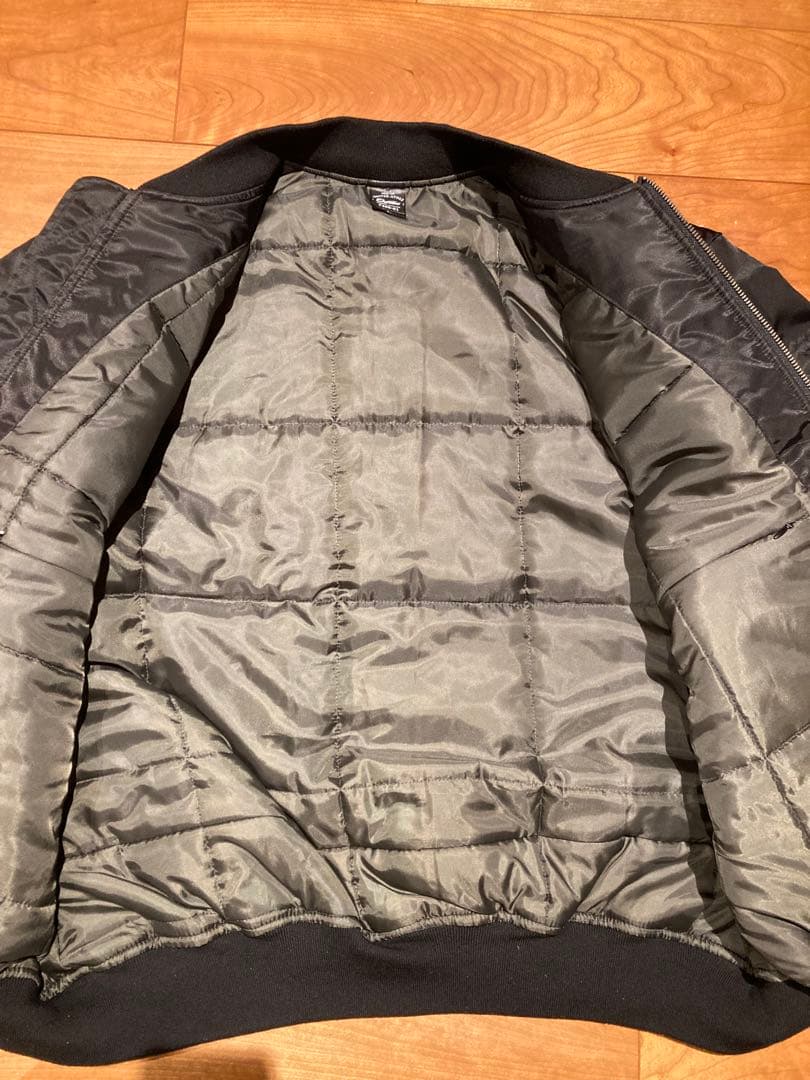 ランクル60 MA-1 L 黒　フライトジャケット　ミリタリージャケット