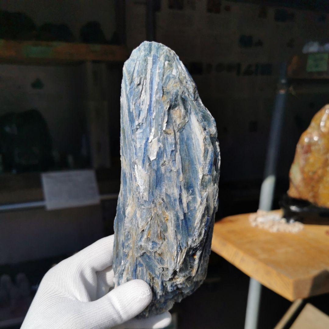 カイヤナイト　原石　1102　鑑賞石　石　置物　オブジェ　インテリア