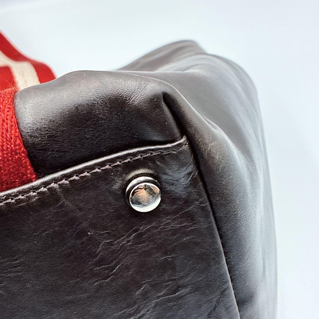 バリー　トレインスポッティング A4 サイドポケット トートバッグ 本革 レザー