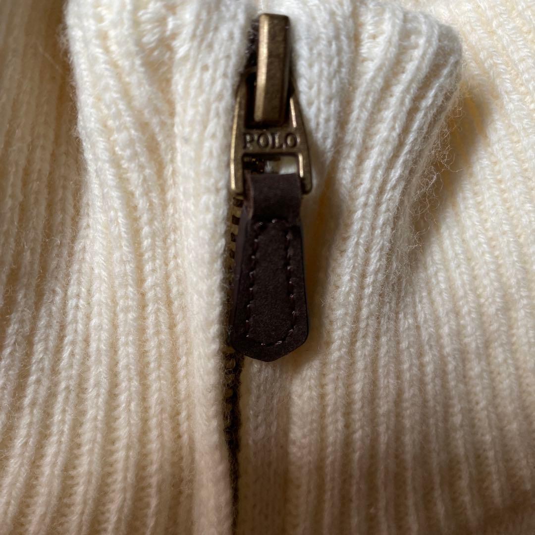 Polo Ralph Lauren ハーフジップケーブルニット
