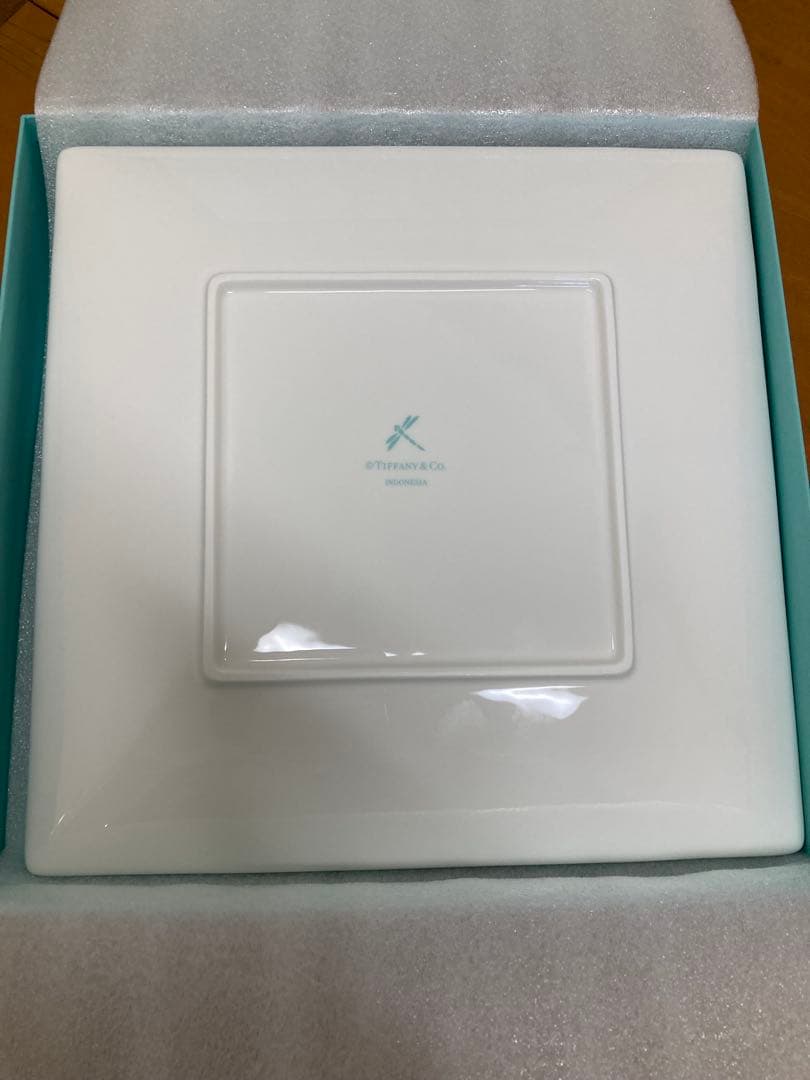 メ12 新品未使用　Tiffany &Co. ブルーボックスプレート