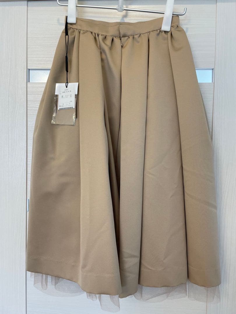 DOUBLE STANDARD CLOTHING チュール一体型フレアースカート