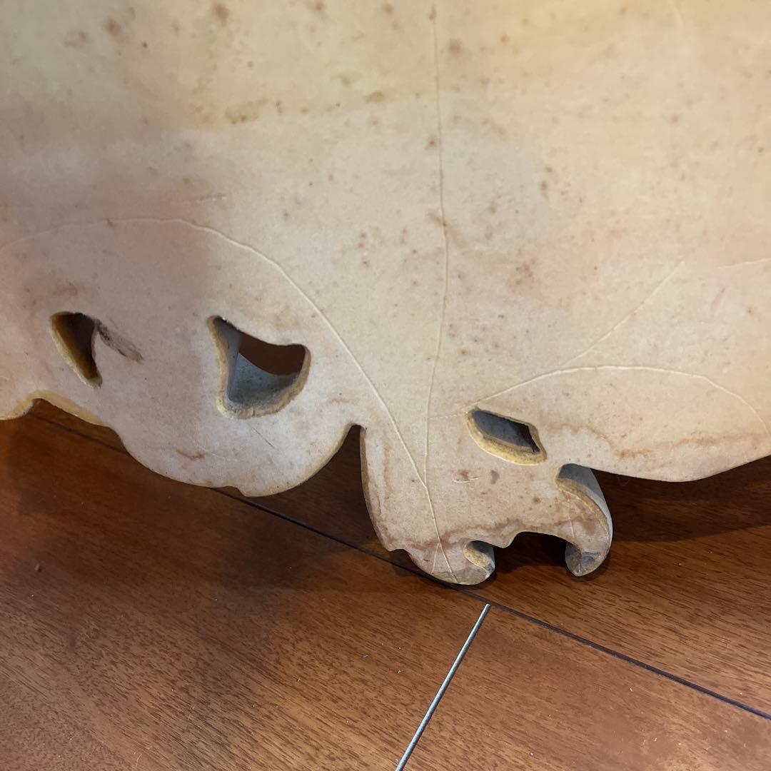 木製の壁掛けアート　アンティーク