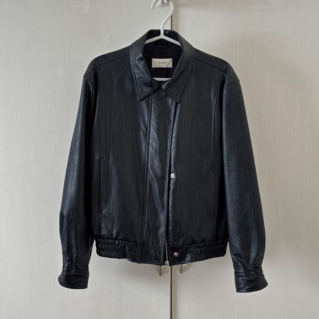 ジャケット・アウター ohotoro Harley Leather Jacket black