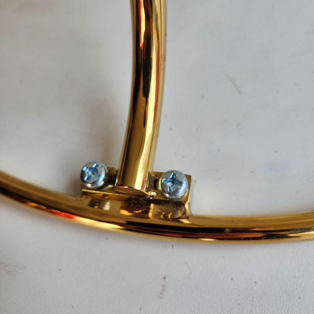 francfranc レガートコーヒーテーブル ゴールド×マーブル S