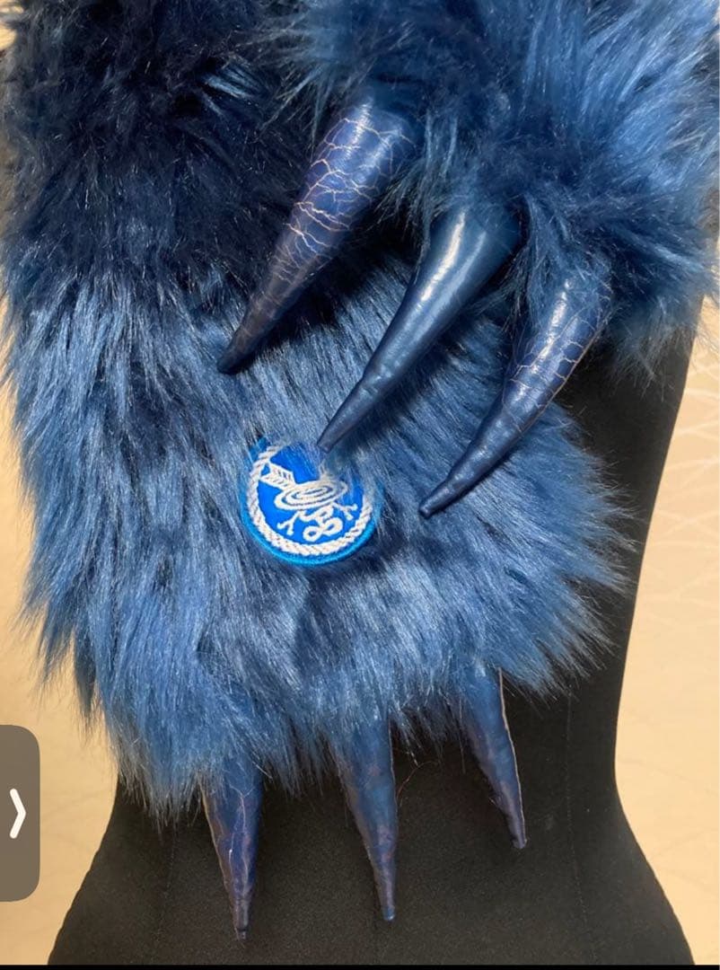 卓矢エンジェル　モノノケマフラー　ブルー