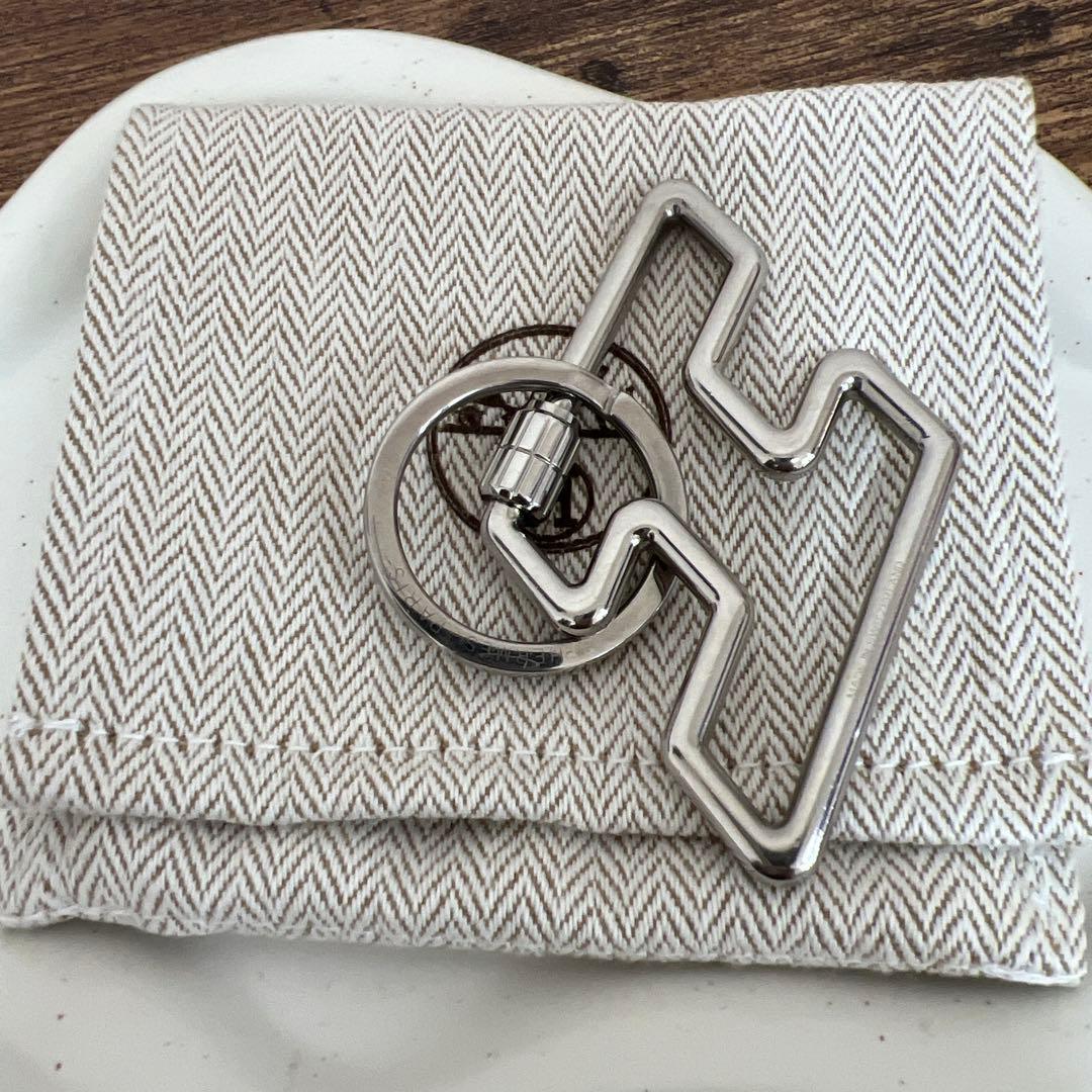 HERMES シルバー キーリング 幾