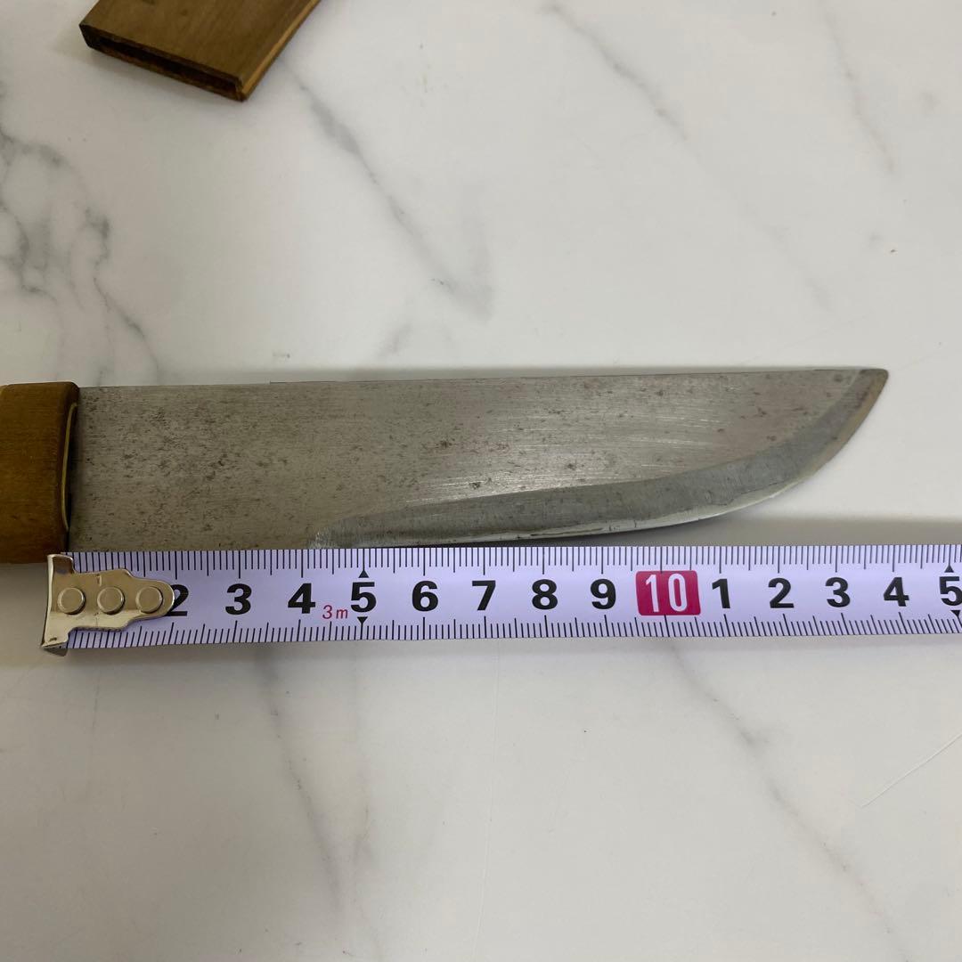 一点物 池袋金子製 　塗師屋包丁　繰小刀 刃渡り約14㎝　短刀