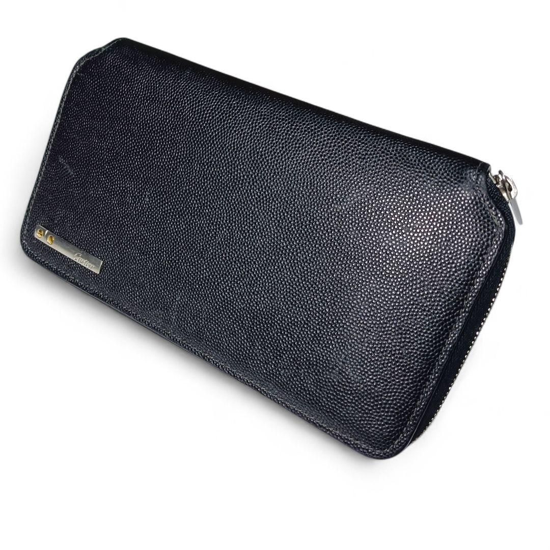 美品♪カルティエ Cartier ラウンドジップ 長財布 レザー ユニセックス