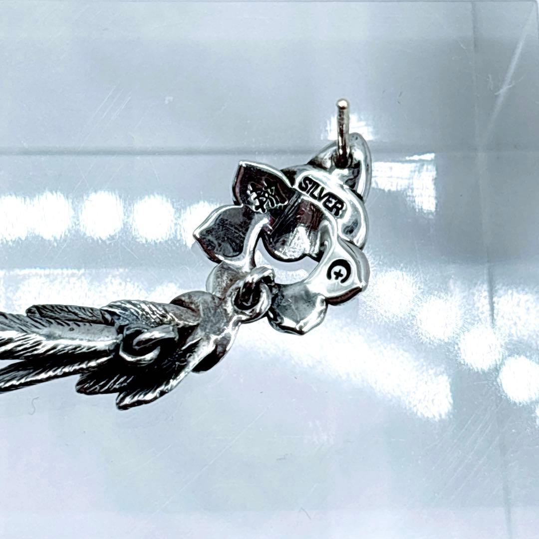 片耳 Bloody Mary ブラッディマリー K18×SV ピアス フェザー