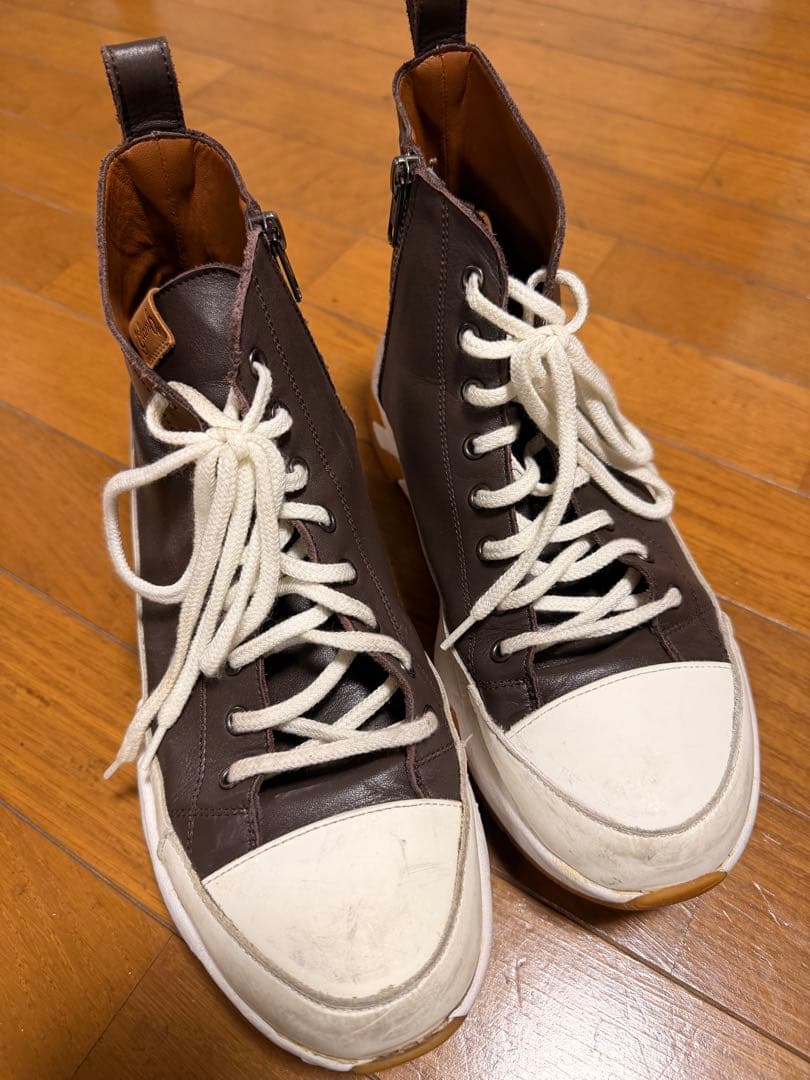 glamb コンビネーションソールスニーカー ブラウン