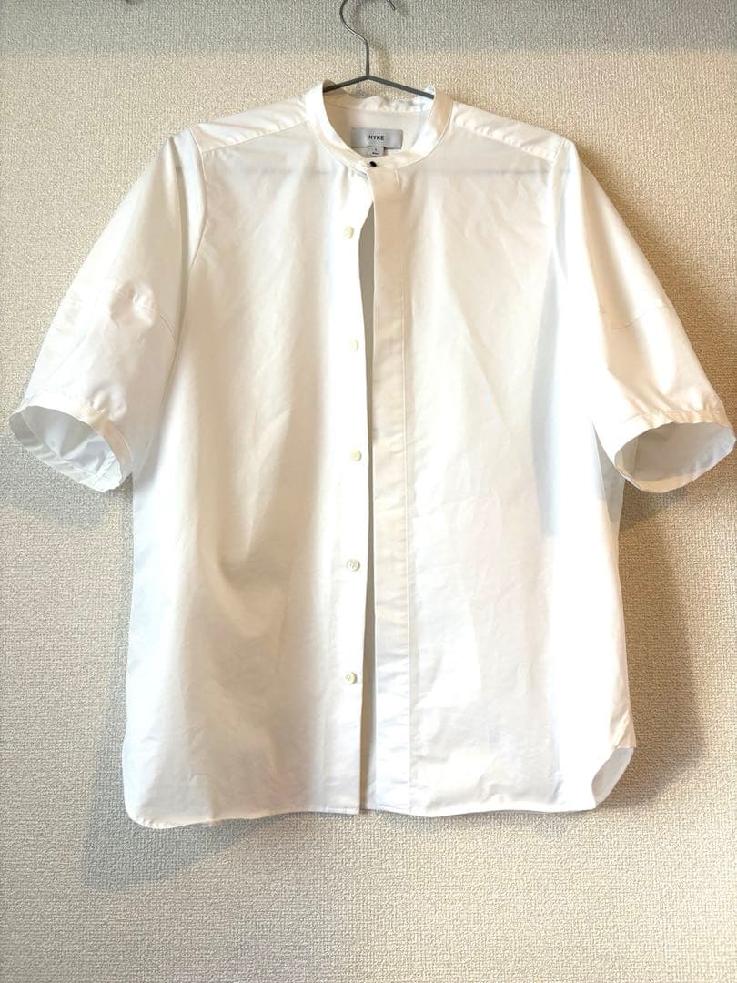 【HYKE(ハイク)】 T/C BALLOON SLEEVE BLOUSE