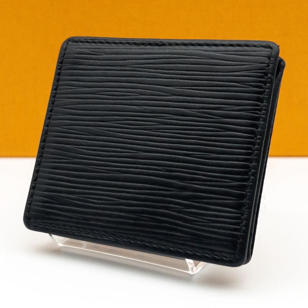 【上美品】ルイヴィトン　ポルトモネボワット　エピ　ケース　小銭入れ　黒