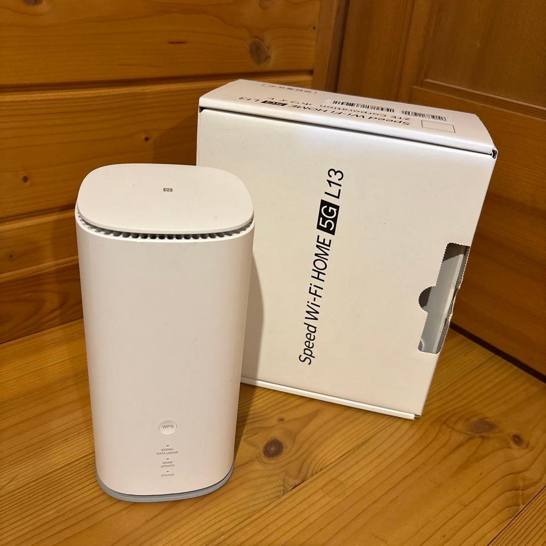 【美品】ルーター Speed Wi-Fi  L13 ホワイト