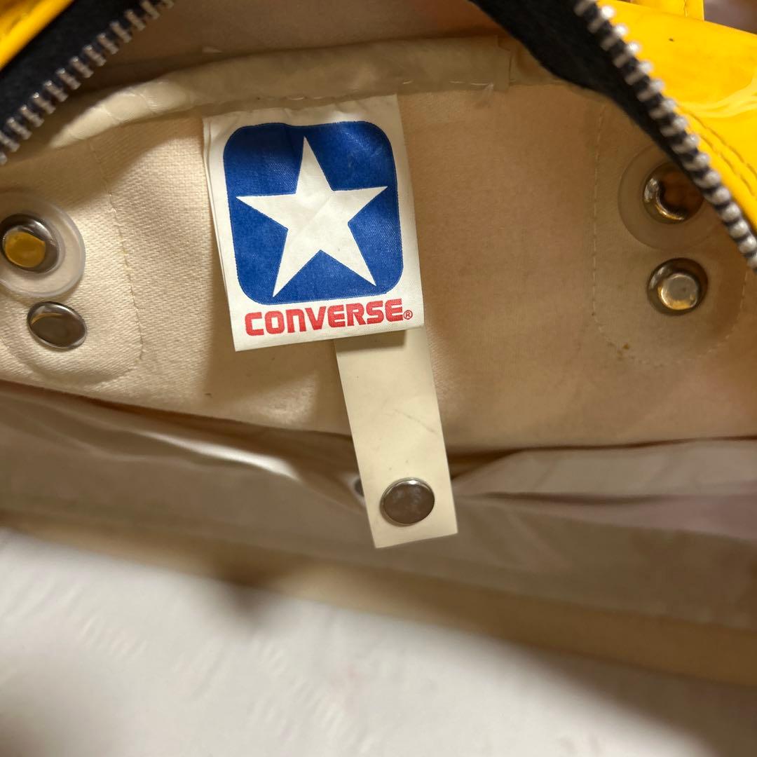 コンバース80sボストンバッグ　ヴィンテージ　イエロー　ビンテージ