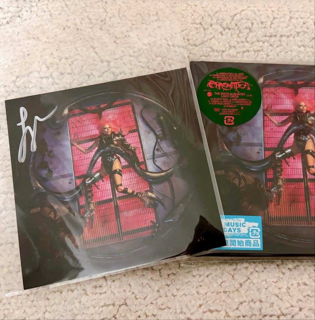 Lady Gaga 初回限定Chromatica 直筆サイン入りアートカード付