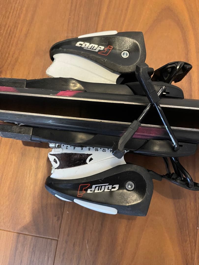 NISHIZAWA 子供用スキー板 120㎝　ストックセット ブラック ピンク