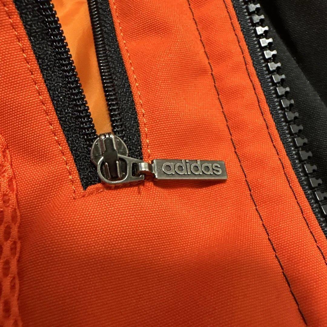 超希少‼︎美品‼︎adidasスノーウェア オレンジ✖️ブラック サイズＯデサント