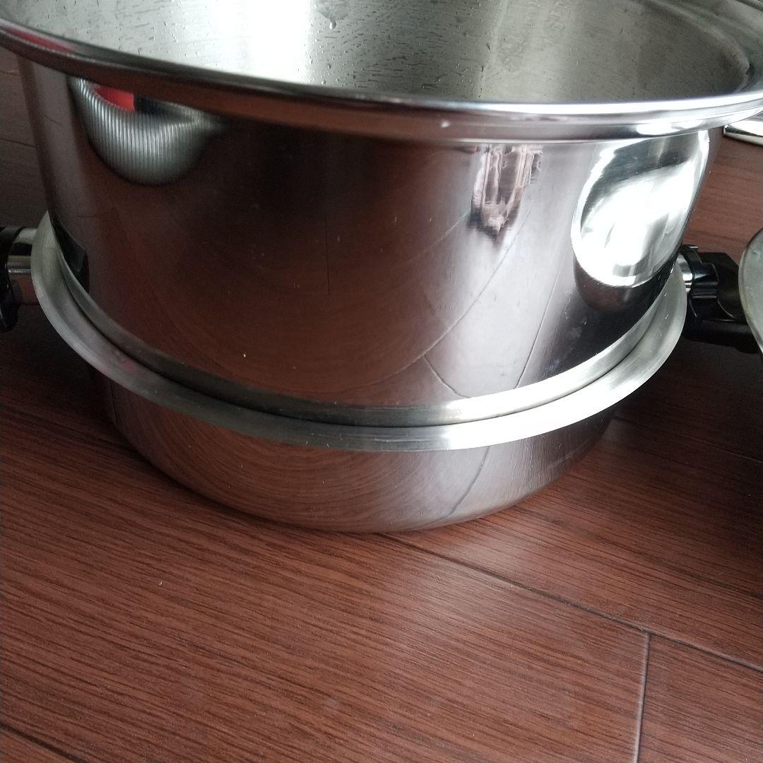 アメリカ製ステンレス両手鍋2セット