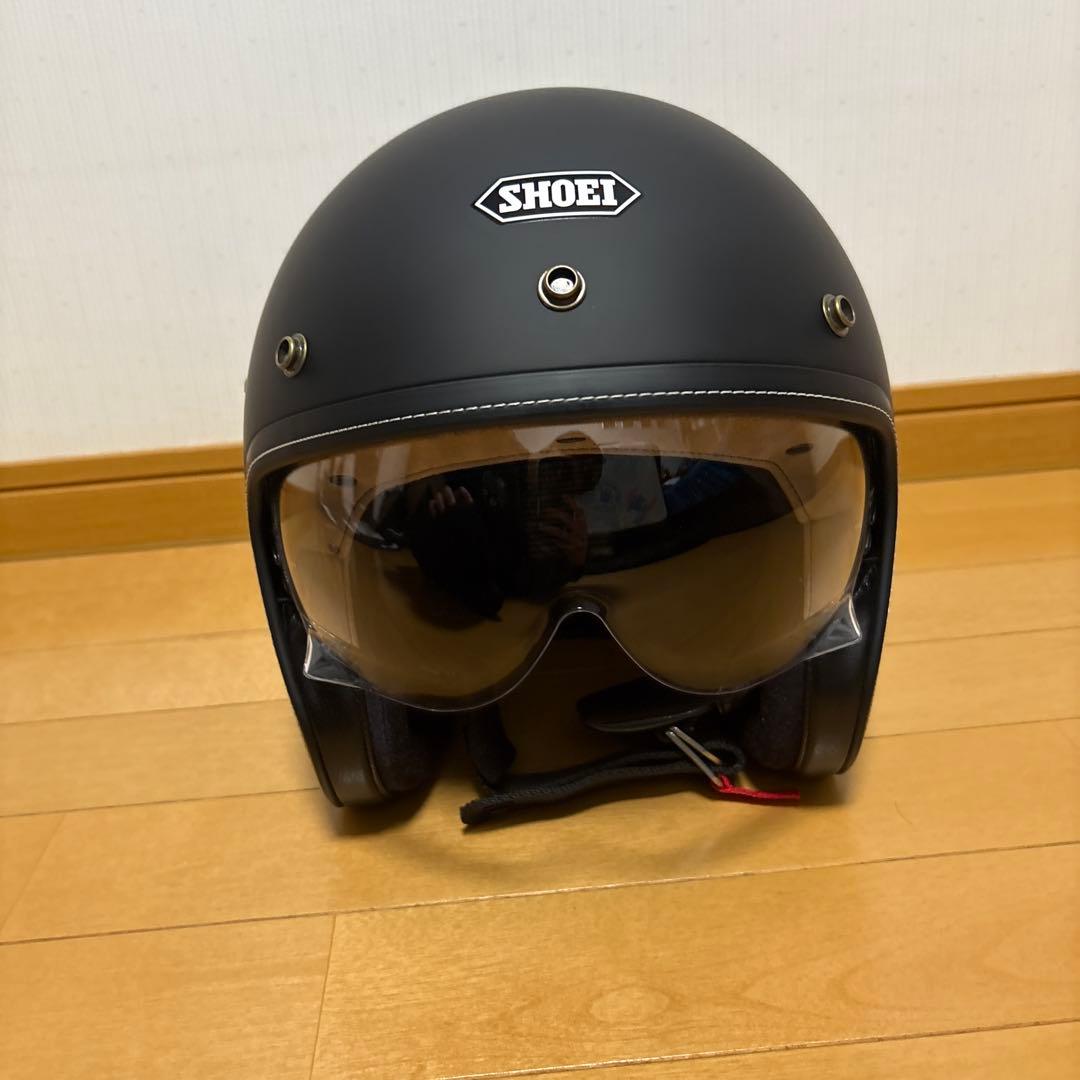 SHOEI マットブラック ジェットヘルメットJ・O＋