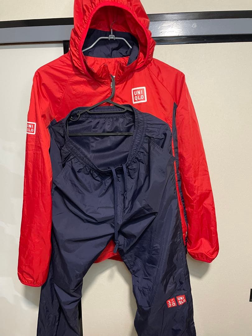 カ*ん様 【激レア】早い者勝ちUNIQLO×錦織圭ウィンドブレーカーセットアップ