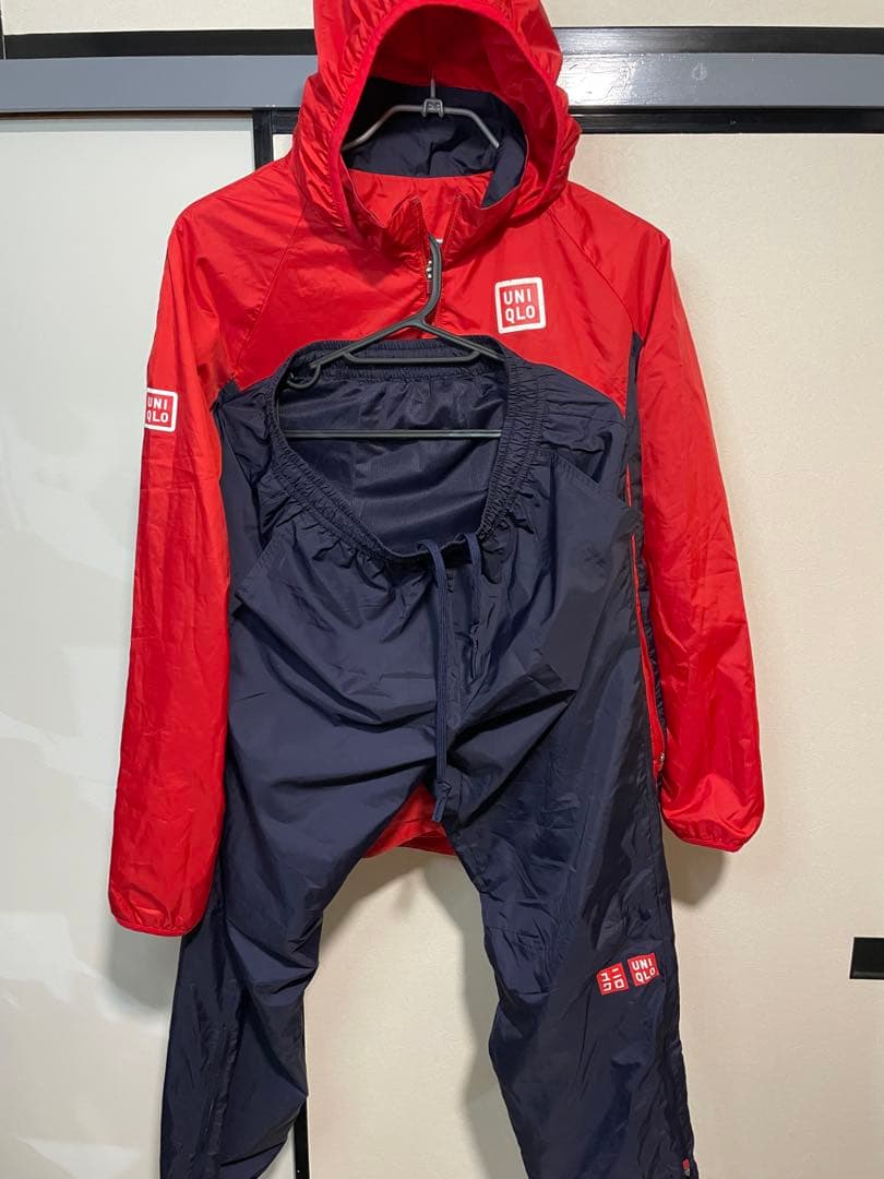 カ*ん様 【激レア】早い者勝ちUNIQLO×錦織圭ウィンドブレーカーセットアップ