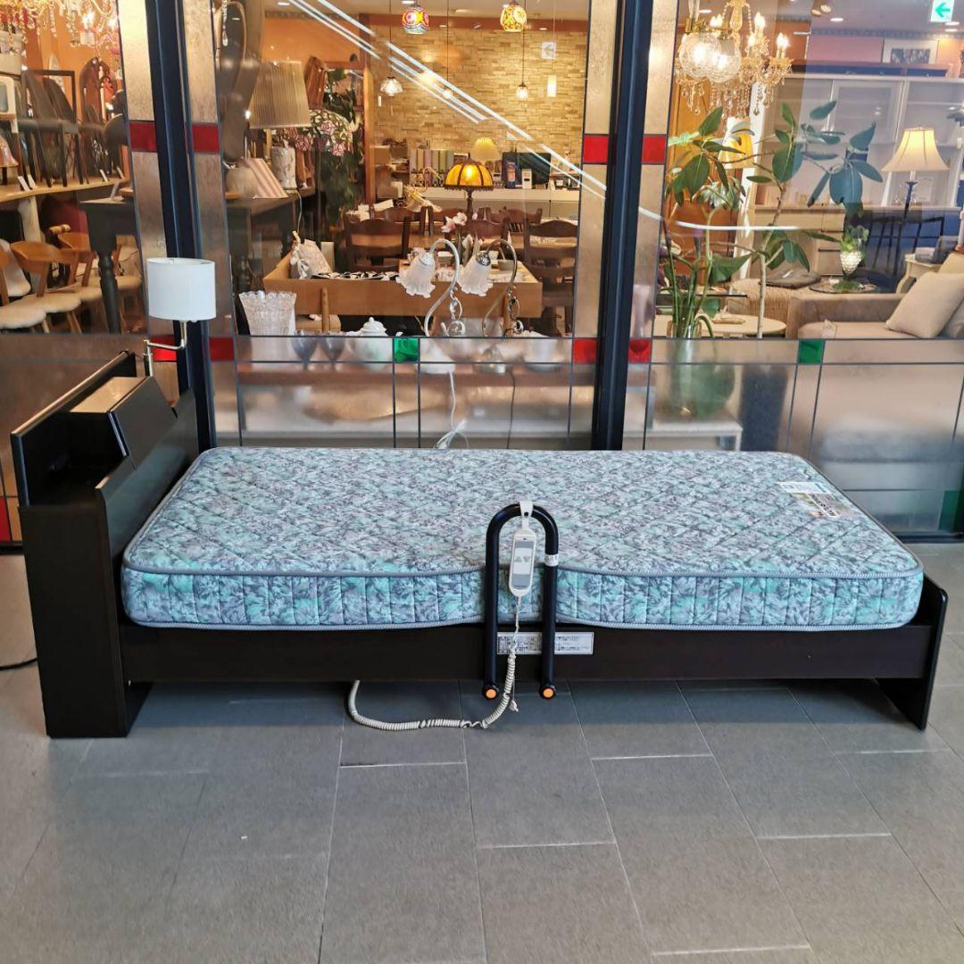 残暑セール◇美品　フランスベッド　１モーター/電動ベッド　介護用　シングル