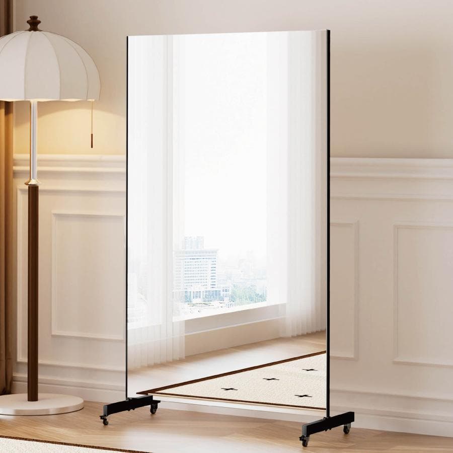 フィルムミラー 割れない 160cm 100cm キャスター 軽量 銀 2659