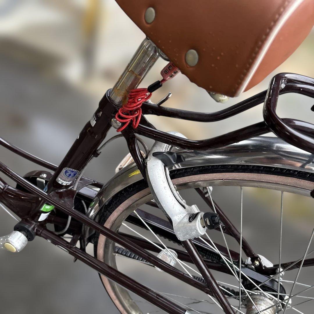 し*ん様 購入できます！シティサイクル ブラウンバスケット付き　持ち帰れる方限定