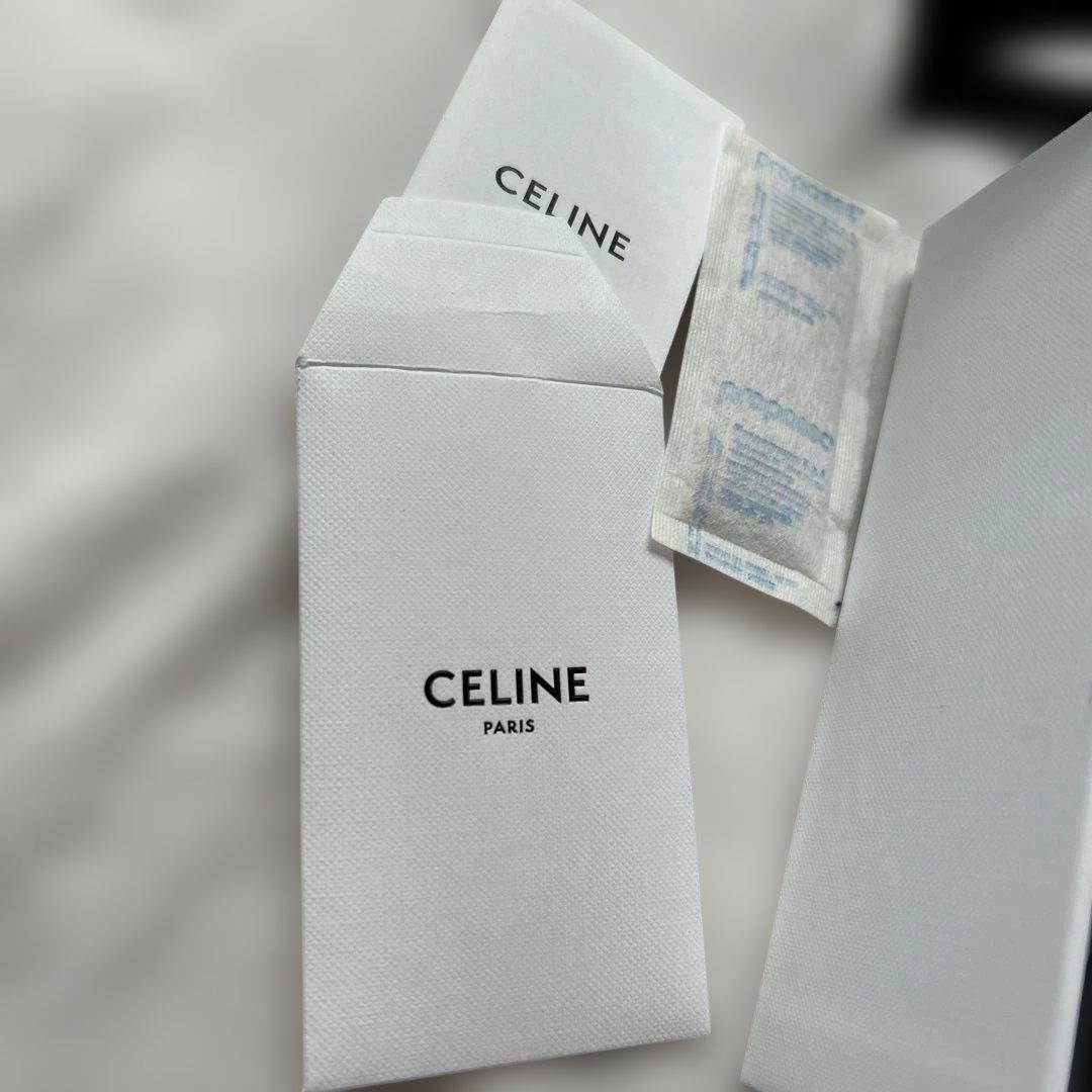 美品　CELINE ギフトボックス ホワイト　ミニ財布　プレゼント