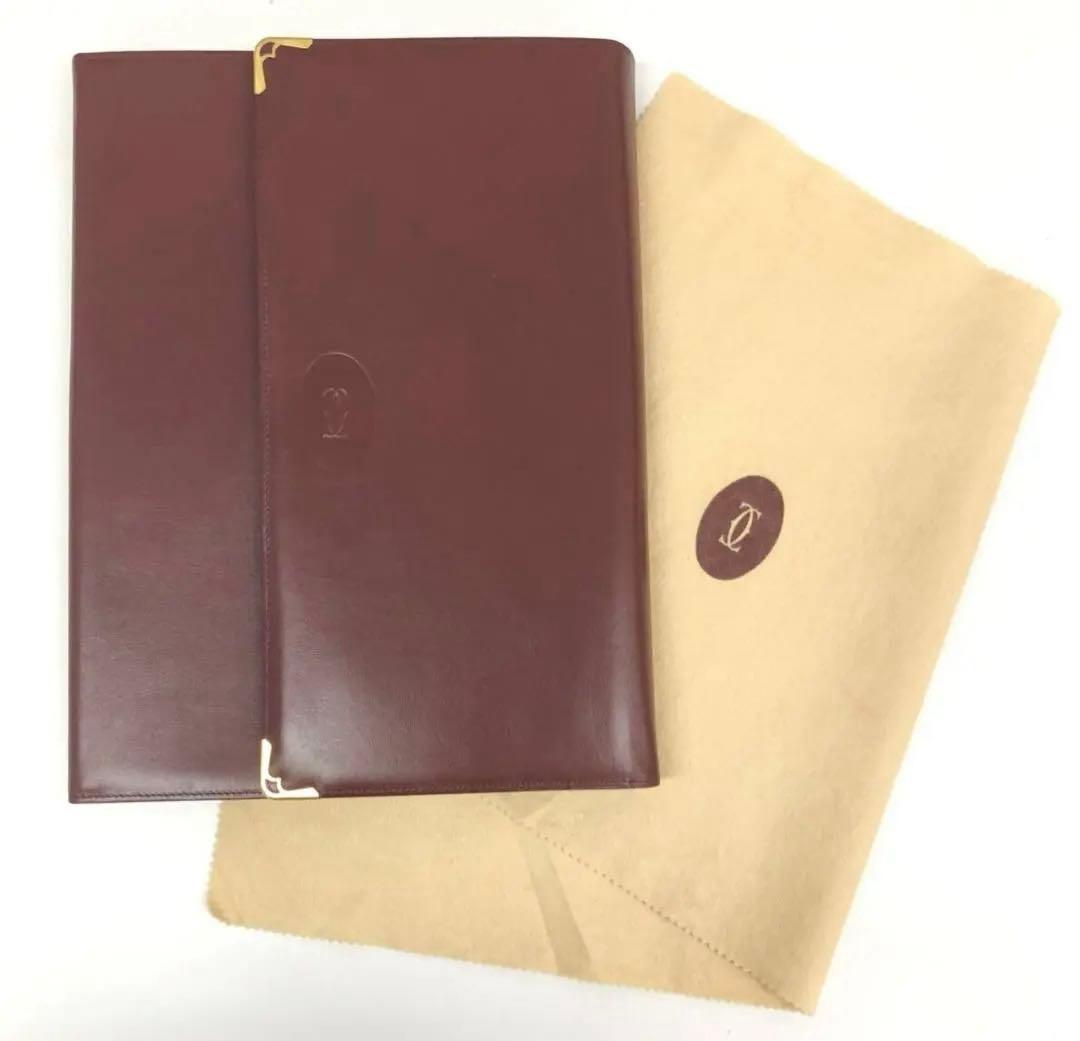 T05/016未使用保管品Cartierカルティエマストライン大型マルチケース