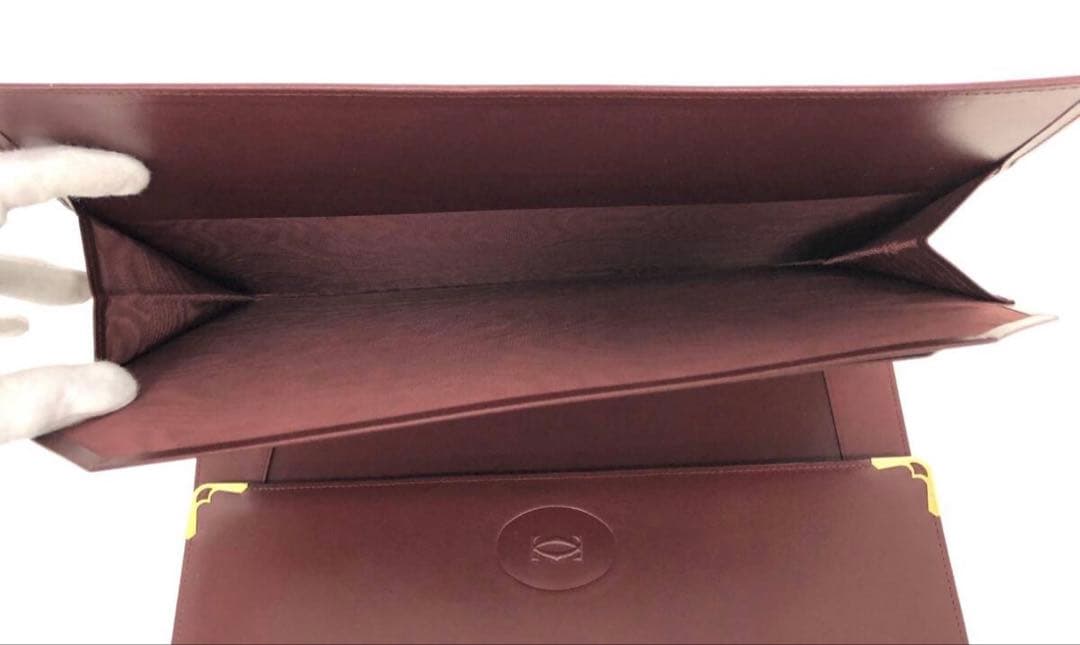 T05/016未使用保管品Cartierカルティエマストライン大型マルチケース