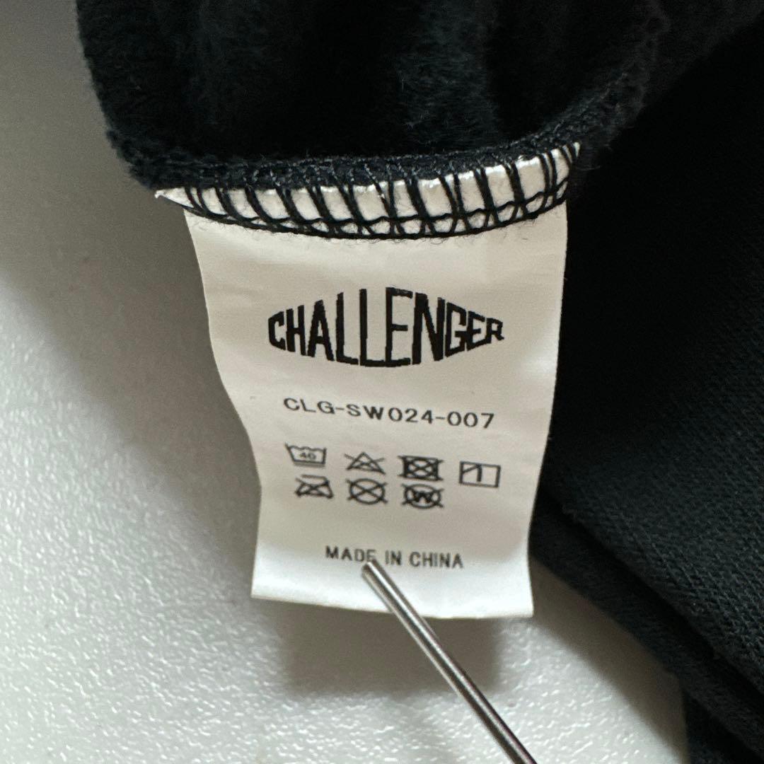 トップス CHALLENGER 24AW BAR LOGO ZIP HOODIE S