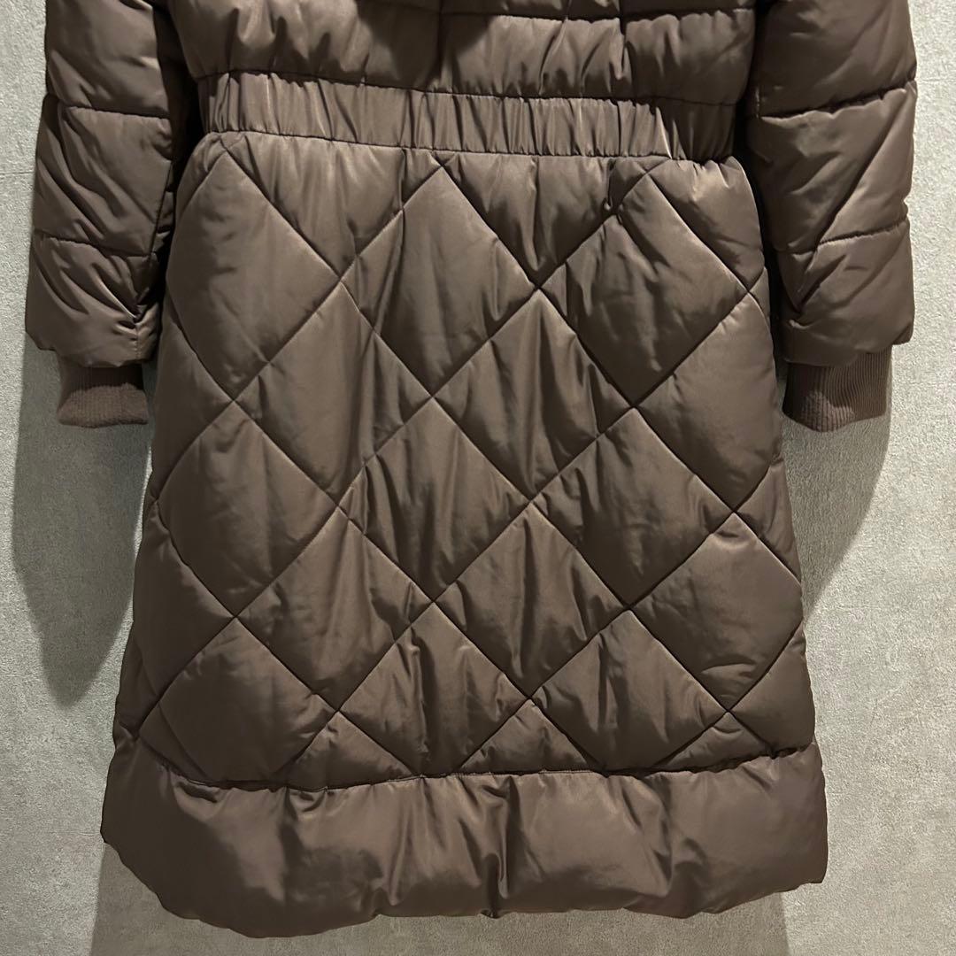 ロングコート ウエストリボン ロゴチャーム le reve vaniller