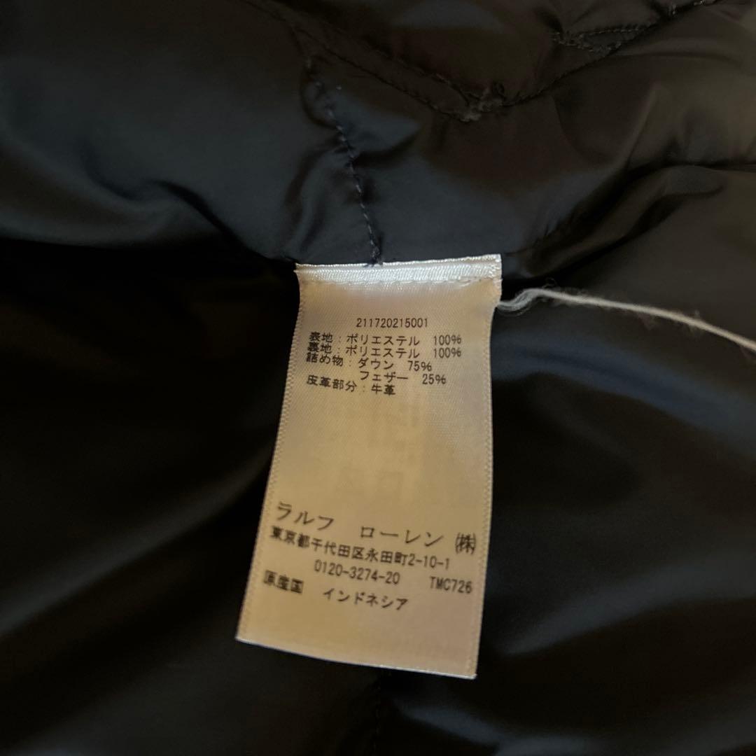 ポロ　ラルフローレン ダウンベスト フード付き