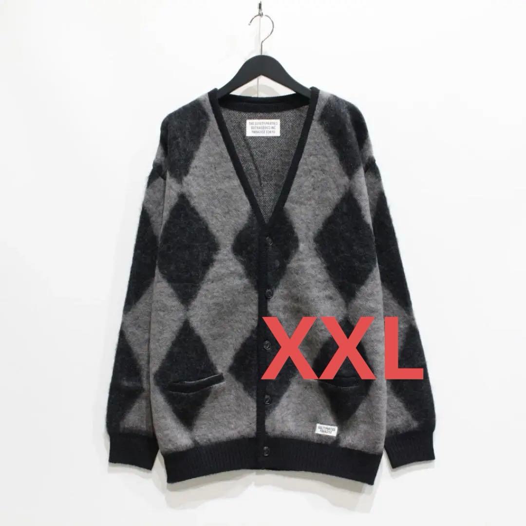 ワコマリア　ダイヤモンド　モヘア　カーディガン　XXL キムタク　新品タグ付