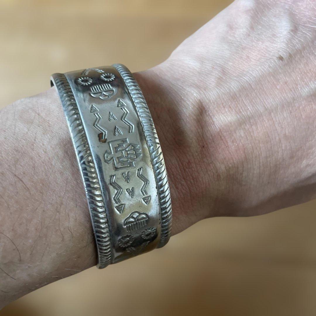 50s ナバホバングル　ヴィンテージ　インディアンジュエリー